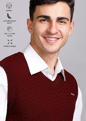 Image of GODFREY Half Sweater for Man Winter Pullover - Sleeveless Men Sweaters