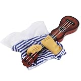 Cosiki Fantasia de Guitarra de Cachorro Em Azul e Branco, Roupas Fofas e Engraçadas para Animais de Estimação, Design Confortável para Cosplay e Festas, Ideal para Celebrações de Halloween ou (L)