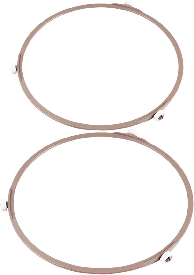 Plastic Microwave Turntable Ring 2 Pack with 14mm Rollers