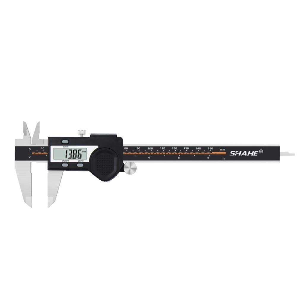 Suwalizki Elektroniczny Cyfrowy Cyfrowy Zacisk Ze Stali Nierdzewnej Vernier Caliper High Precision Industrial Pomiar Narzędzia Zakres: 0-150mm