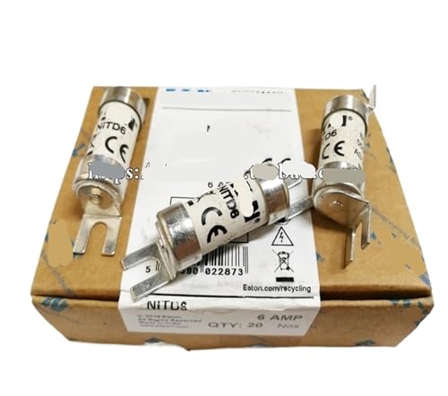 Fusible 25A NITD6 résout les coupures intempestives sur réseau 550V BS88:2, lot de 3 cartouches