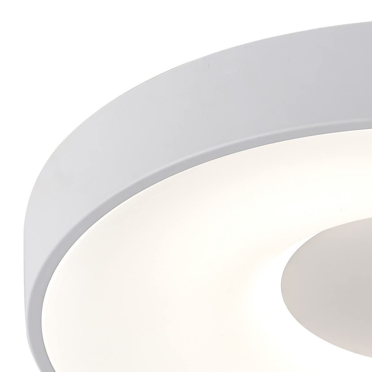 Plafón LED 56W COIN Dimable Mantra Blanco Ø38 x 6.8cm altura con mando a distancia