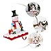 PRETYZOOM Snowman Christmas Stocking Holder Hook Festive Mantel Hanger for All for Christmas Decorations and Hanging for Fireplace and Home Decor
