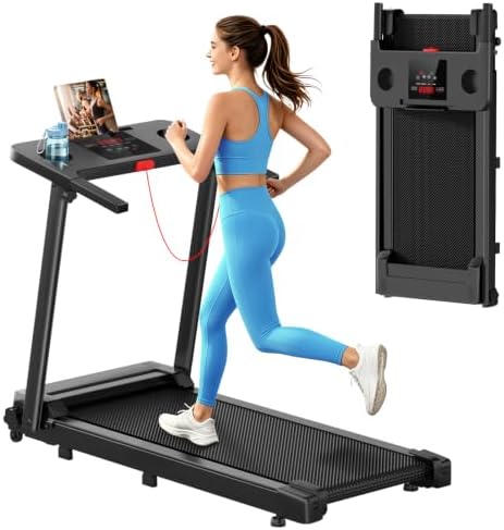 Walking Pad Treadmill, Foldable Small Treadmill for Home Office, ...