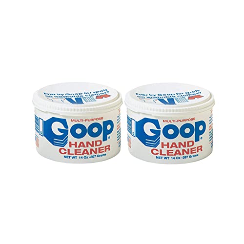 m30 hand cleaner - Goop Multi-Purpose Hand Cleaner - Waterless Hand Degreaser and Laundry Stain Remover - Non-Toxic and Biodegradable Cleaner to Remove Dirt, Oil, Paint, Ink, and Stains - Original, 14oz (Pack of 2)