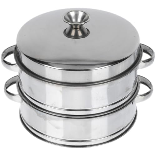 Cuiseur vapeur multifonctionnel SOLUSTRE à double étage pour raviolis parfaits - 2