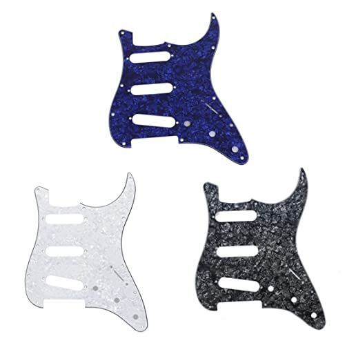 Pickguard chargé pré-pressé, pickguard de guitare Strat à 11 trous compatible avec Fender USA/Mexican Made Stratocaster… - Les Beatles, Paul McCartney, John Lennon, RIngo Starr, George Harrison Pickguard chargé pré-pressé, pickguard de guitare Strat à 11 trous compatible avec Fender USA/Mexican Made Stratocaster… – Image 7