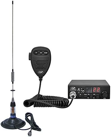 Pakket CB-radio PNI Escort HP 8001L ASQ hoofdtelefoon HS81L CB-antenne PNI ML70 met magneet inbegrepen