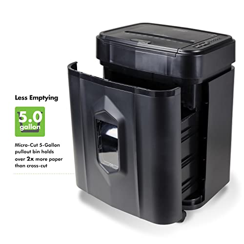 Aurora AU120MA 120-Sheet Auto Feed High Security Micro-Cut Paper Shredder / 30 Minutes (Black)