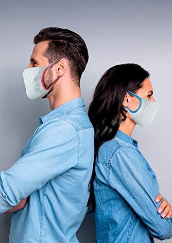 Lytess - Masque de Protection en Tissu - Réutilisable - 50 lavages - AFNOR UNS1 - Adulte - Lot de 2 Cover