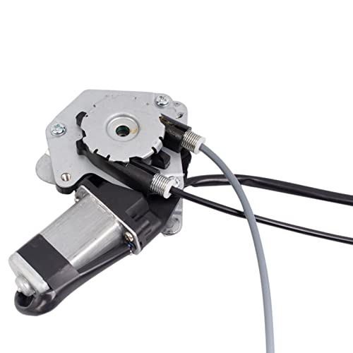 Image of TRQ Rear Passenger Side Power Window Motor and Regulator Assembly Power Compatible with 1992-1995 Honda Civic Sedan