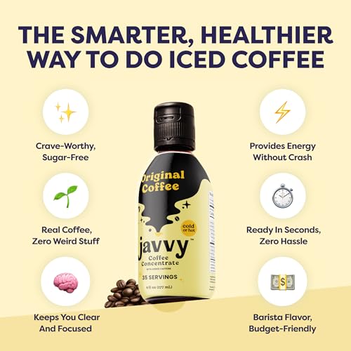 image for Javvy Coffee Concentrate - Cold Brew Coffee, Perfect for Hot or Iced I