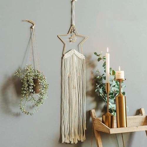 8 Stück Metallring Stern, Metallsterne mit Aufhänge-Öse, Traum Catcher, Dekorative Metallringe zum Basteln, für Traumfänger Weihnachtsdeko Festtagsdeko Hochzeit DIY-Geschenke (Schwarz, 10cm)