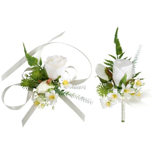 Boutonnière épingle revers pour costume de mariage et cérémonie laïque