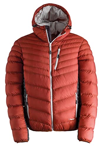 Kapriol Thermic Imbotti Men's Down Jacket with Hood, Red