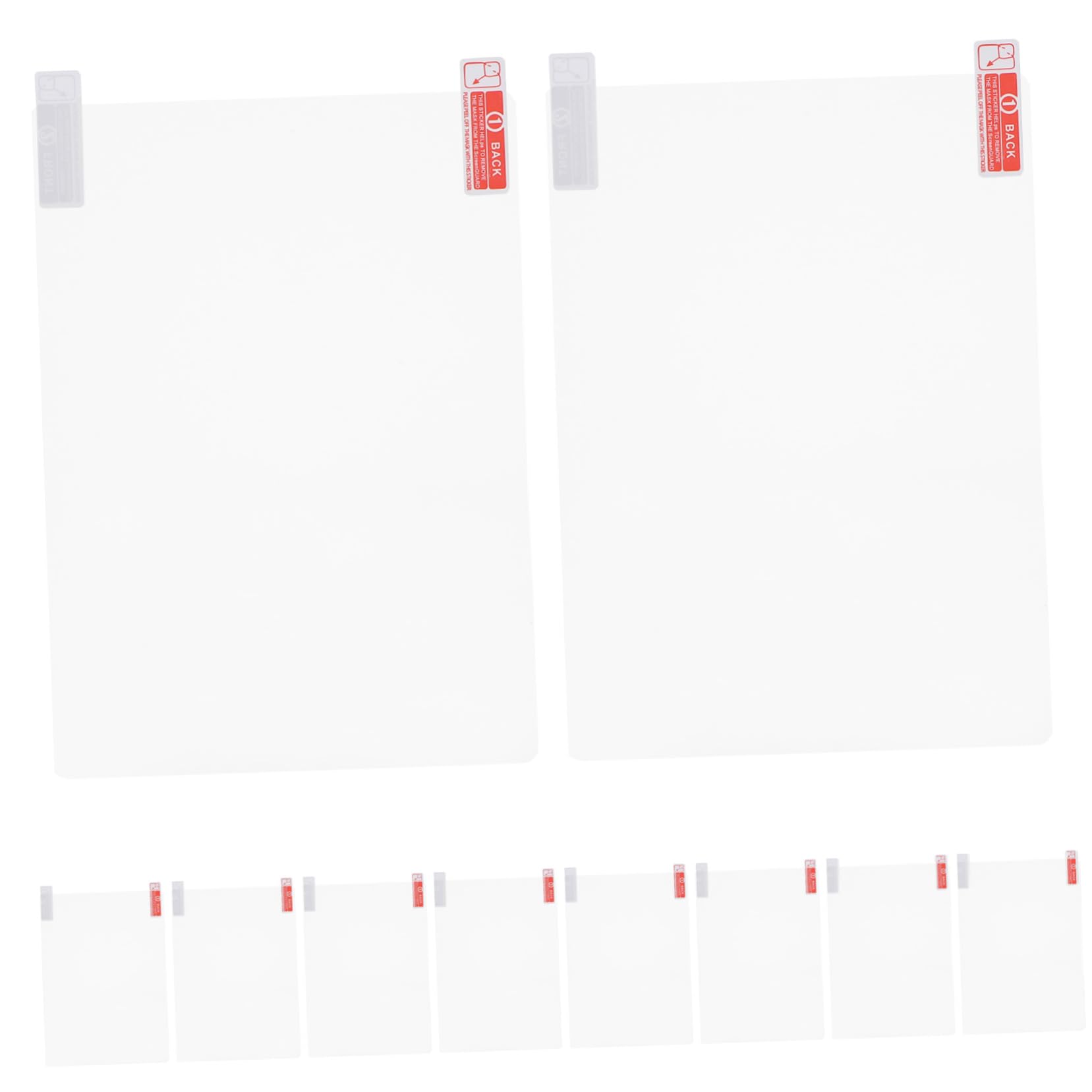 Protector de pantalla para e-reader en pack de 10 unidades láminas antiarañazos transparentes 8