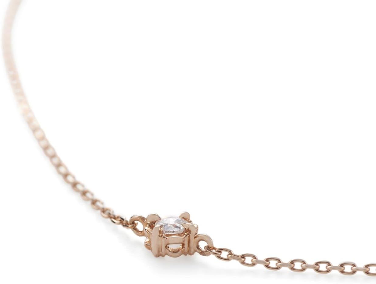 agete K10ブレスレット ピンクゴールド WEB限定》K10ダイヤモンド