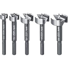kwb 706300 AKKU-TOP Forstner Drill Set Speed - Drill Set for Woodworking, DIN 7483 G Suitable for All lathes and Impact Drills