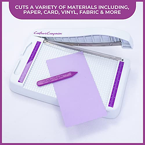Crafter's Companion Guillotine/Trimmer for Paper and Card Crafting Projects-Small, Grey