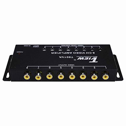 Tview T-View 8 Channel Car Video Amplifier - Connect Up To 8 Monitors 7.5in. x 3.75in. x 1in.