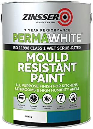 Zinsser ZN7050001A1 Perma-White Interior Water-Based Satin 5 Litre