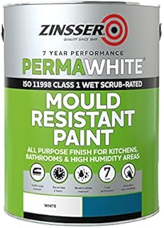 Zinsser ZN7050001A1 Perma-White Interior Water-Based Satin 5 Litre