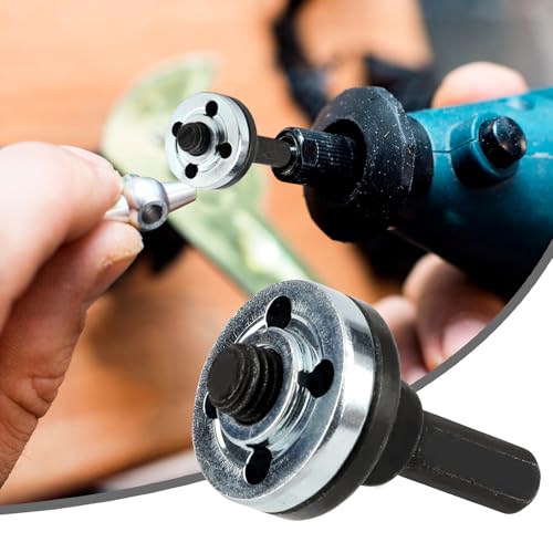 Connecteurs pour meuleuse d'angle filetés et tige de conversion pour perceuse robuste