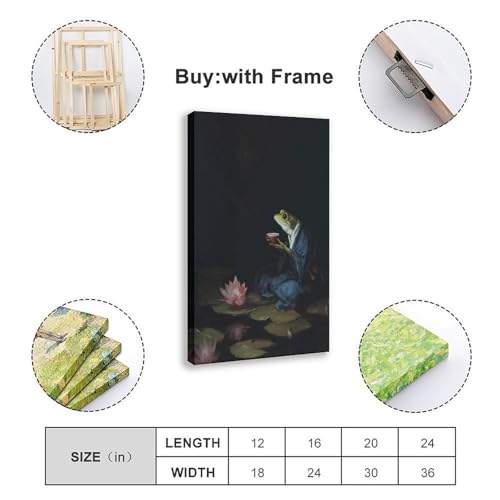 Poster zen The Tea of Tranquility sur toile 30x45 cm pour salon