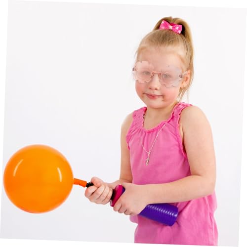 GALPADA Transparent Pink Sunflower Glasses for Adorable Sunglasses with Premium Plastic Frame Safe UV Protection Spectacles for Boys and Gift3