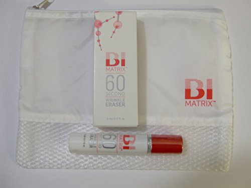 Bi-Matrix - 60 Second Wrinkle Eraser Trail Size 5ml/0.17fl.oz. Plus Free Cosmetic Bag