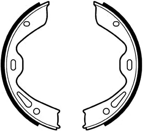 DELPHI Parking Brake Shoe Set compatible with PORSCHE Panamera 09-16 298698533