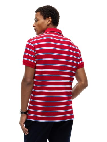 Image of Tommy Hilfiger Men's Short Sleeve Polo Shirts in Classic Fit with Stretch and Organic Pique Cotton