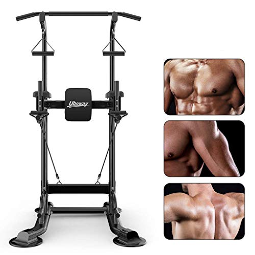 Professional Dip Station Chin Up Bar Core Power Tower Pull Push Home Gym