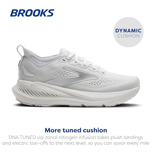 Brooks Women’s Glycerin 23 Neutral Running Shoe - White/Oyster/Silver - 10 Medium - image 2