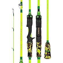GOOFISH Green 66"195cm Solid Nano Tech Blank Saltwater Slow Pitch Jigging Rod PE2-4 Jig 120-350g