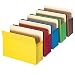 Smead File Pocket, Straight-Cut Tab, 5-1/4" Expansion, Letter Size, Assorted Colors, 5 per Pack (73836)