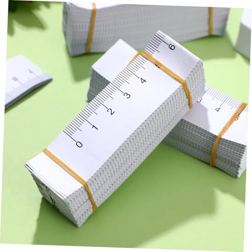 jojofuny 100 Stück Papier Maßband 1M - Beidseitiges Papier Messwerkzeug für Medizin & Schneiderei - Flexibles Maßband zur Wundvermessung & Körpermetrik