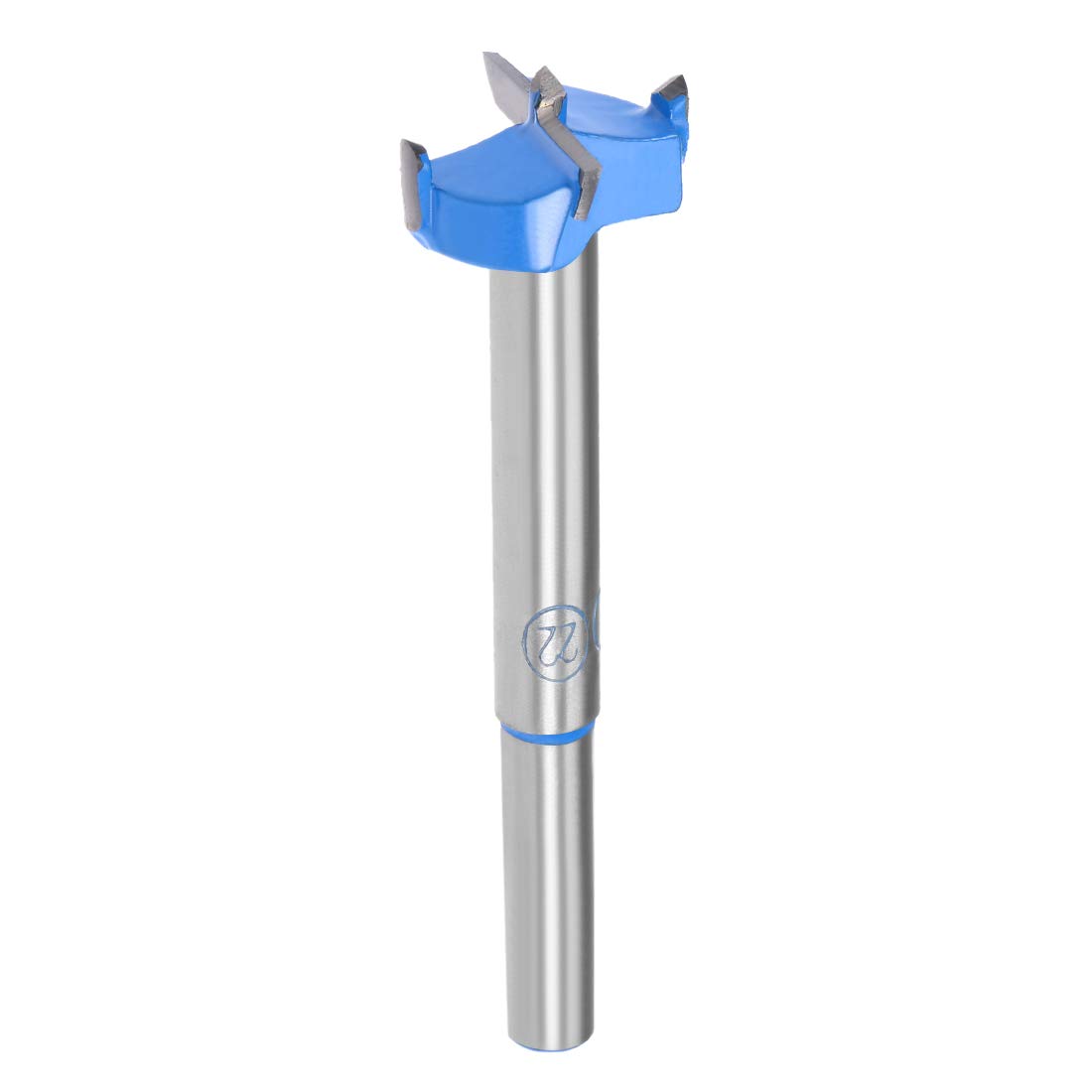 uxcell Forstner Drill Bits 22mm, Tungsten Carbide Wood Hole Saw Auger Opener, Woodworking Hinge Hole Drilling Boring Bit Cutter (Blue, Gray)