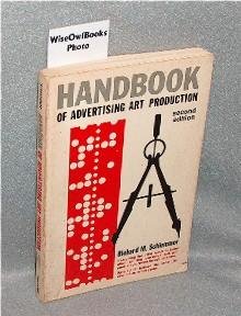 Paperback Handbook of advertising art production Book