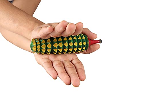 Image of Acupressure Combo Kit with Foot Roller Wooden Mat Magneto-Therapy combo Handle Roller with Advance Finger Massager Shoe Sole Therapy 5 Massage Rings acupressure Kit health products