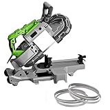 1100-W-Bandsäge für Metall und Holz, tragbare Bandsäge mit 2 Sägeblättern, tragbare...