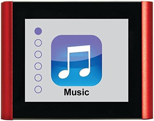 Mach Speed Eclipse V180 8GB MP3 and Video Player, 1.8" Color Display, Clip-On Design, Red