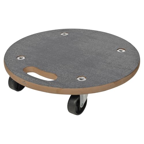 URBNLIVING 38cm MDF Weight upto 250kg Load Capacity 4-Wheeled Furniture Trolley Transport Platform Heavy-Duty Roller Trolley Board for Easy Moving and Lifting of Heavy Items in Home or Office