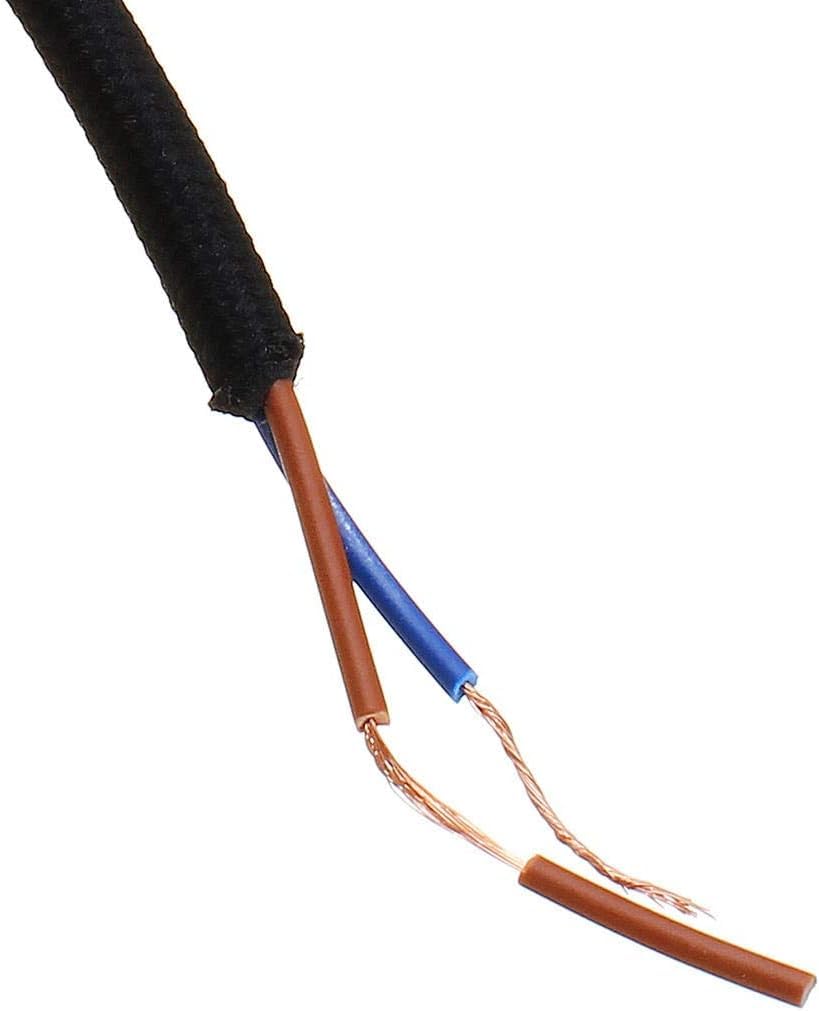 Adaptador de base de lámpara, base de portalámparas, portalámparas colgante E27 Adaptador de bombilla de portalámparas vintage for uso en interiores AC110-220V (Color : Black) (Color : Brass) ( Color