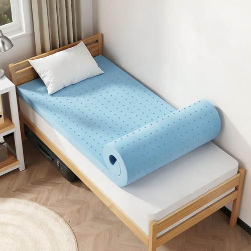 Twin 3 Inch Memory Foam Mattress Topper, CertiPUR-US Certified Foam, Soft Support Pressure Relief for Dorm, Guest Beds
