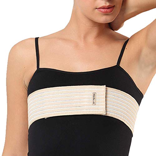 Post Surgical Breast Implant Stabilizer, No-Bounce High-Impact Adjustable Breast Support Band, Breast Augmentation and Reduction Strap