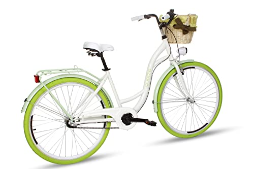 Goetze Style Vintage retro stadsfiets voor dames, Nederlandse fiets, 28 inch aluminium wielen, 3 versnellingen Shimano… - Afbeelding 4