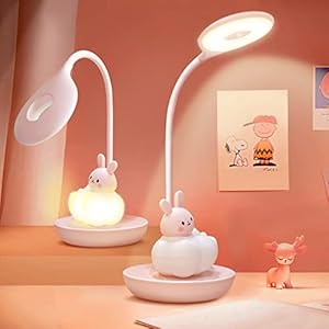 FemKey Lampe de Bureau LED, Veilleuse Enfant BéBé, Lampe de Bureau LED pour Enfants, Lampe de Lecture Avec Lumière Réglable et Capteur Tactile, Lampe de bureau pour enfant – Pour lire