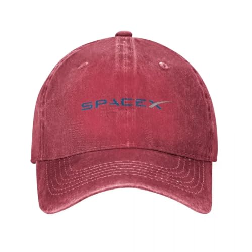 Gorra de béisbol Vintage SpaceX con el Logotipo de Space X de Elon Musk, desgastada, Lavada, Estilo Snapback Falcon Heavy Rocket, para Exteriores, de Verano