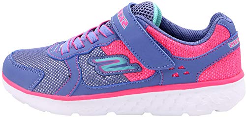 Skechers Kids Girls' GO Run 400-SPARKLE Sprinters Sneaker, BLNP, 3 Medium US Little Kid